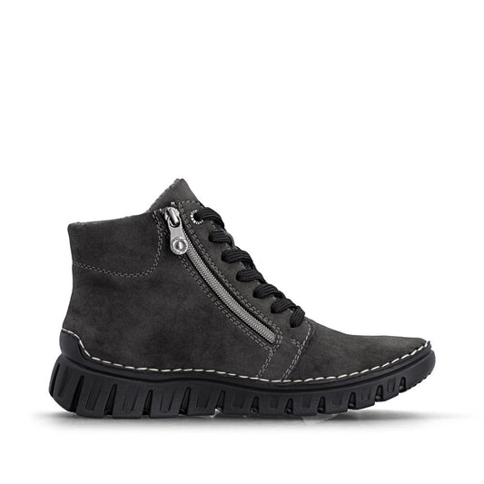 Rieker 57502-45 Grey Mid Height Boots