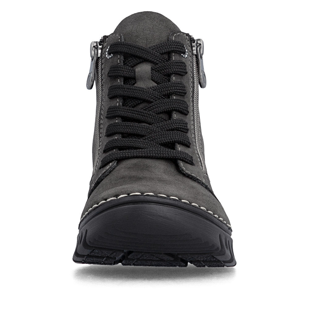 Rieker 57502-45 Grey Mid Height Boots
