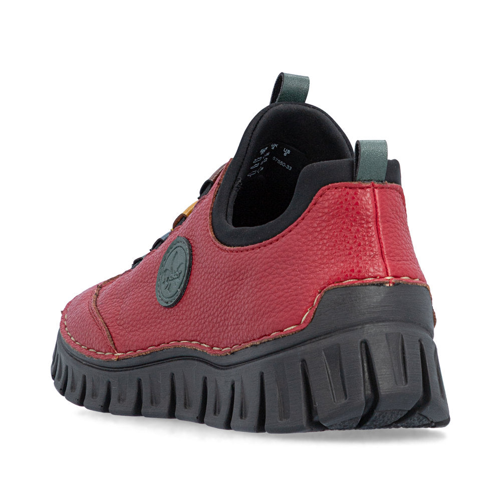 Rieker 57550-33 Red Casual Shoes