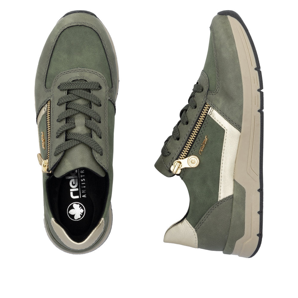 Rieker 58902-54 Green Trainers