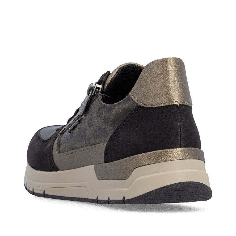 Rieker 58902-91 Black Combination Casual Shoes