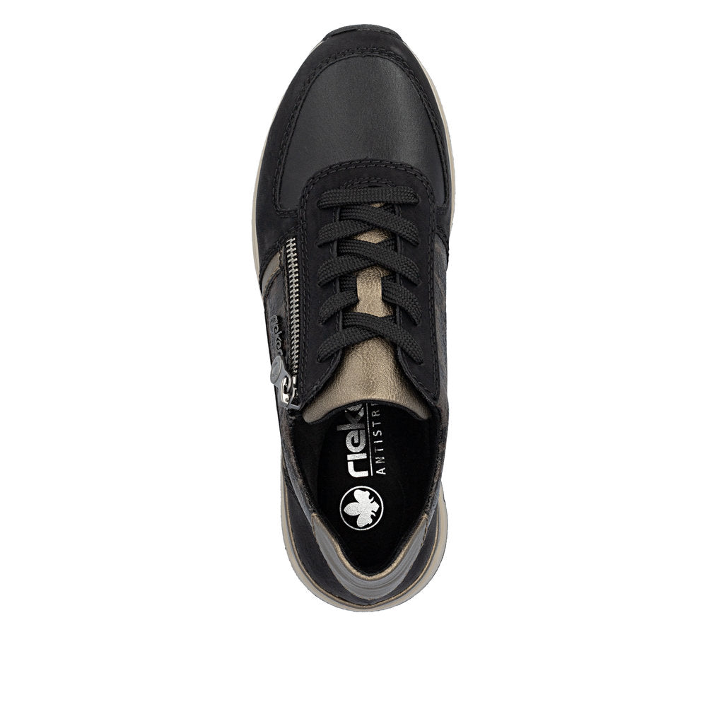 Rieker 58902-91 Black Combination Casual Shoes