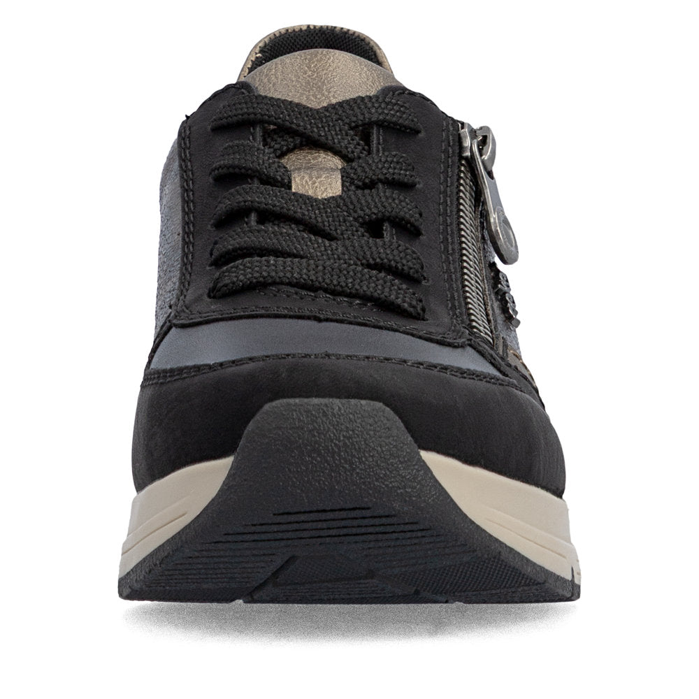 Rieker 58902-91 Black Combination Casual Shoes