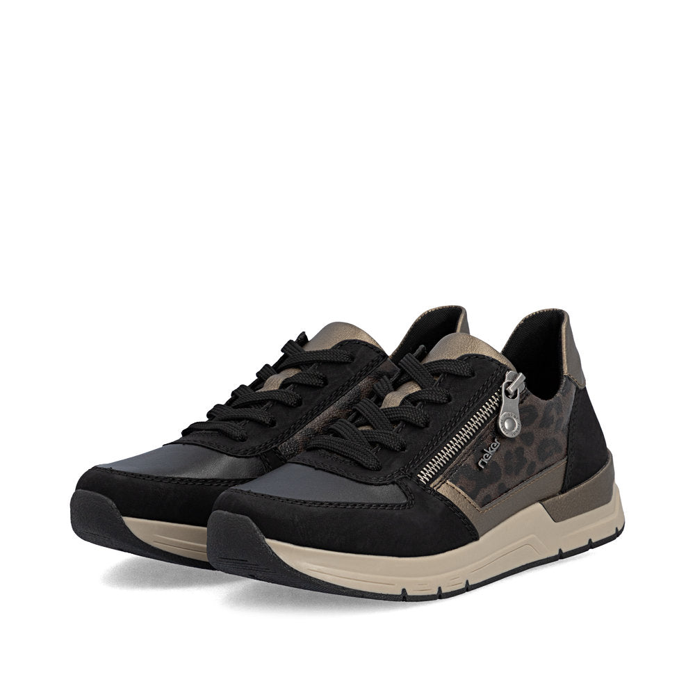 Rieker 58902-91 Black Combination Casual Shoes