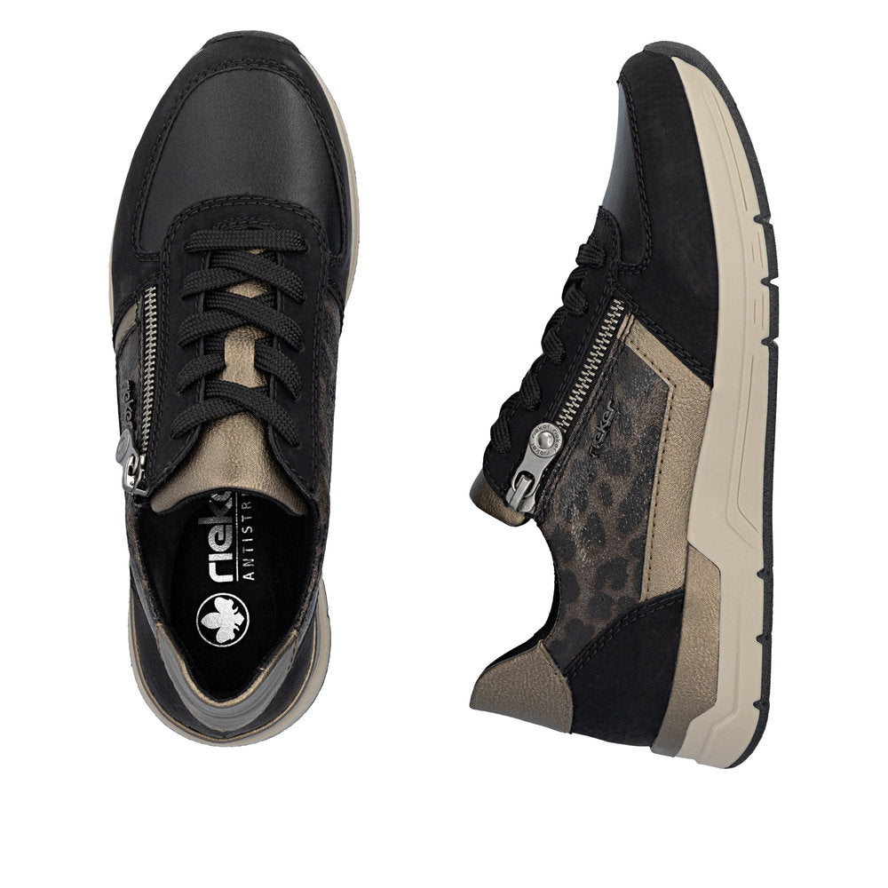 Rieker 58902-91 Black Combination Casual Shoes