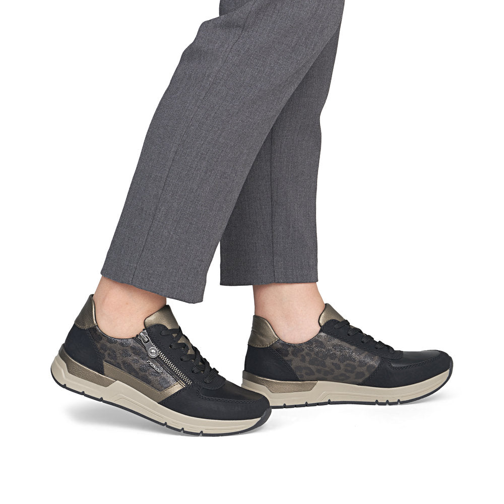 Rieker 58902-91 Black Combination Casual Shoes