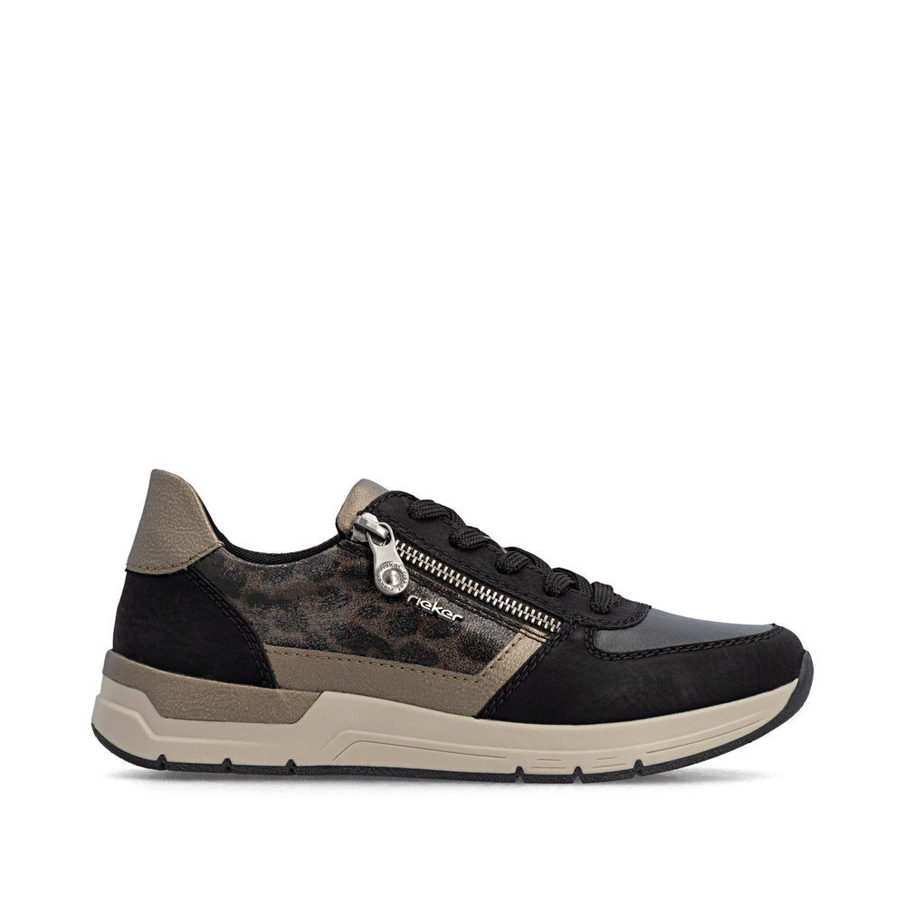 Rieker 58902-91 Black Combination Casual Shoes
