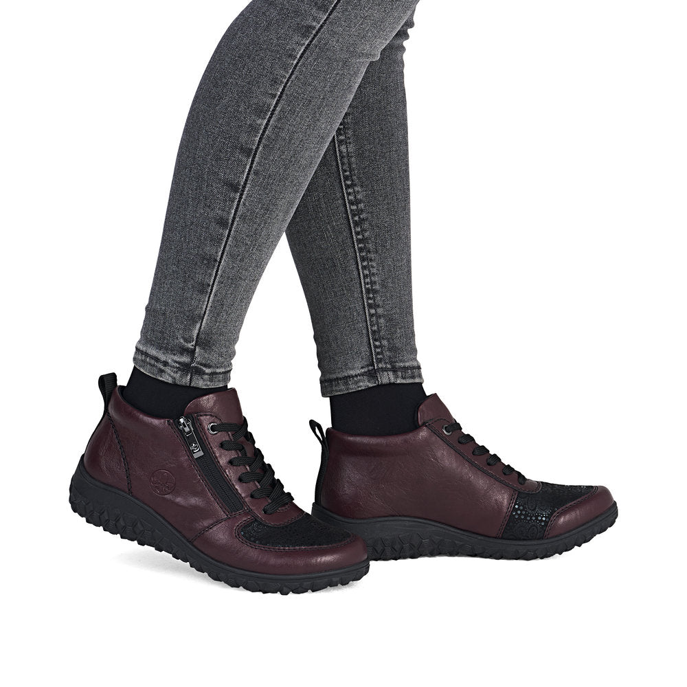 Rieker 59541-30 Red Short Boots