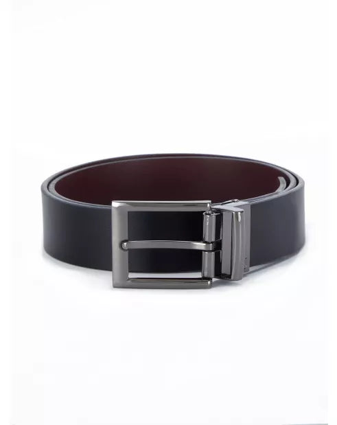 Remus Uomo 70717 66 Black/Burgandy Reversible Belt