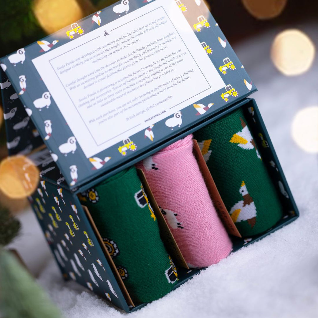 Swole Panda Farm Gift Set - 3 Pairs