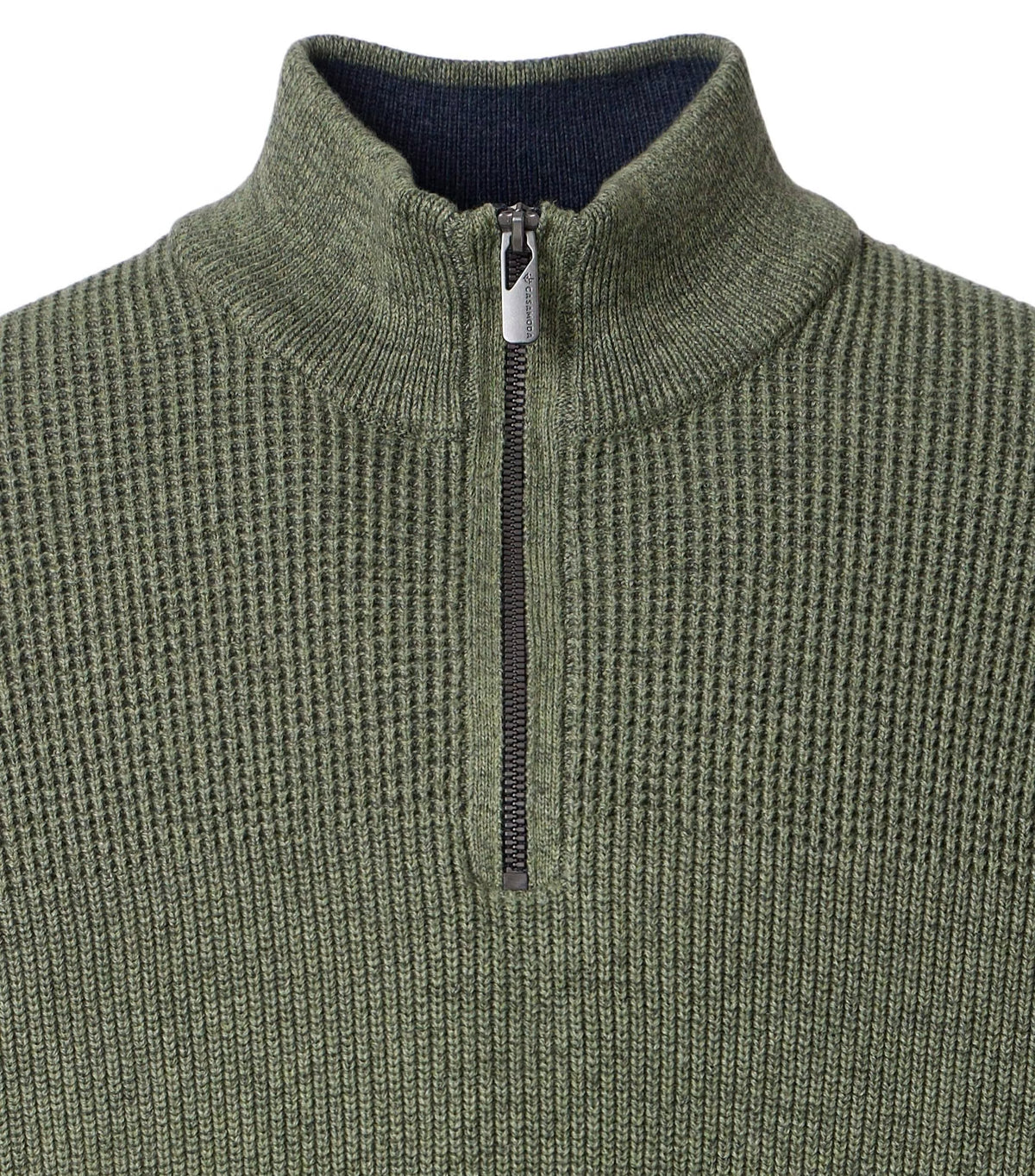 Casamoda 126280020 336 Clover Half Zip Sweater