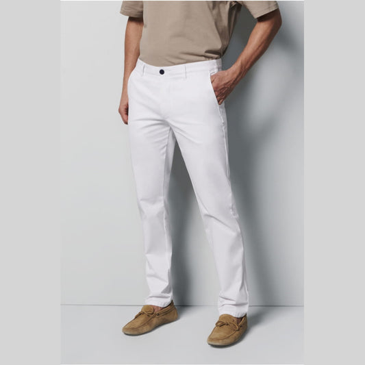 M5 By Meyer 6001 40 White Casual Cotton Chinos