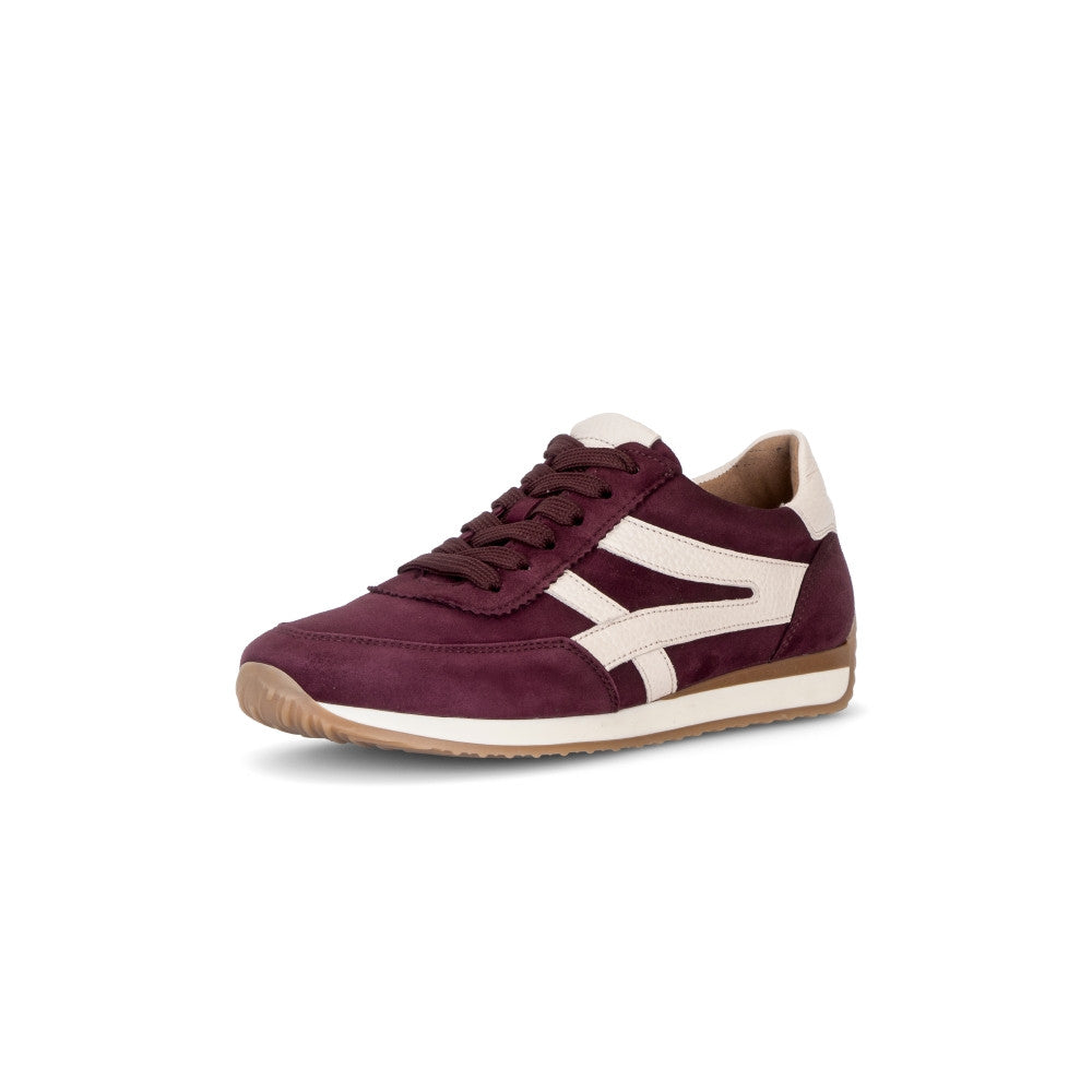 Gabor 6032.01.004 Mulberry/Creme Trainers