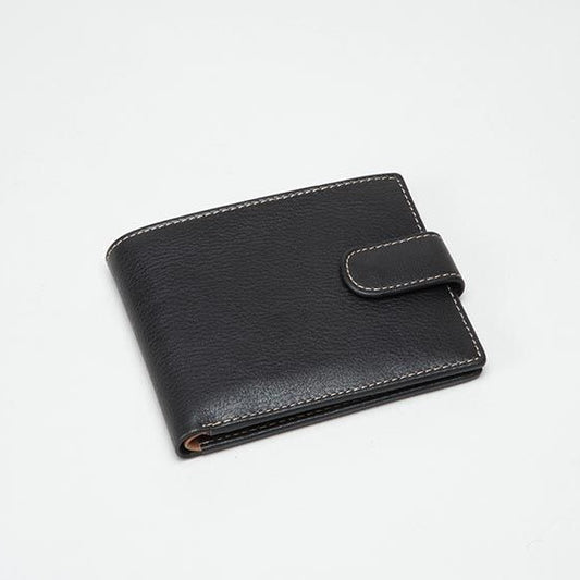 Wallace 611011 11.5x9cm CLS RFID Black/Tan Wallet
