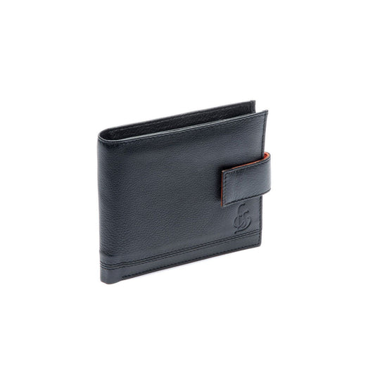 Wallace 614113 11x10cm CSL RFID Black/Orange Wallet