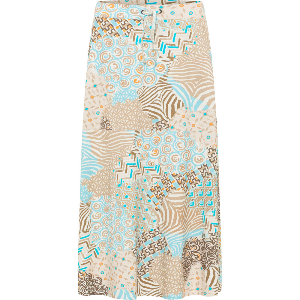 Barbara Lebek 61570042 220 Beach/Turquoise/Offwhite Skirt