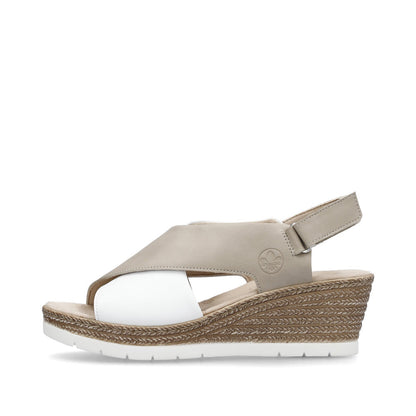 Rieker 61975-62 White Sandals