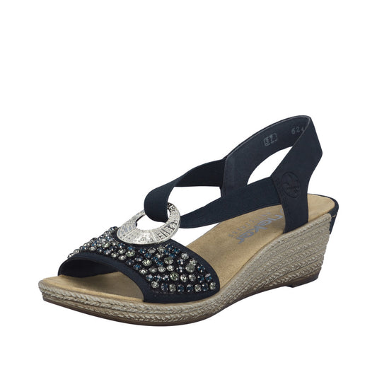 Rieker 62451-14 Pacific Blue Sandals