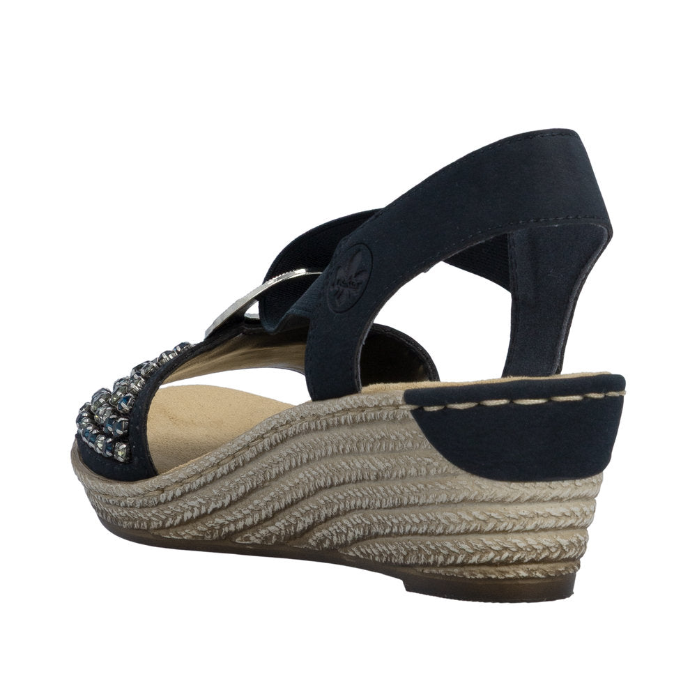 Rieker 62451-14 Pacific Blue Sandals
