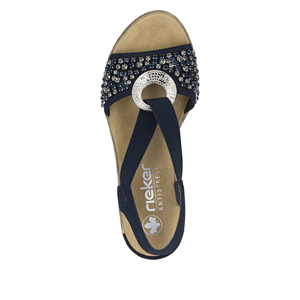 Rieker 62451-14 Pacific Blue Sandals