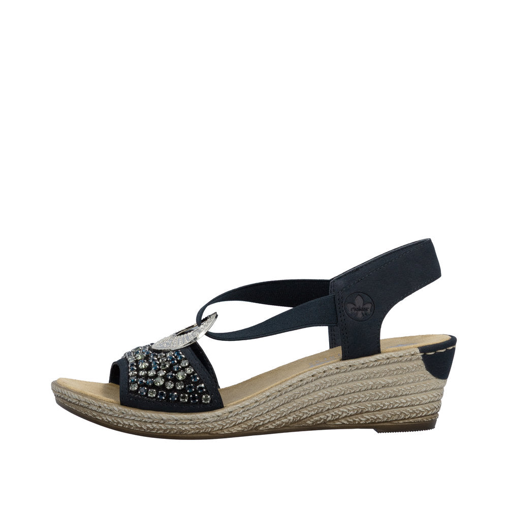 Rieker 62451-14 Pacific Blue Sandals