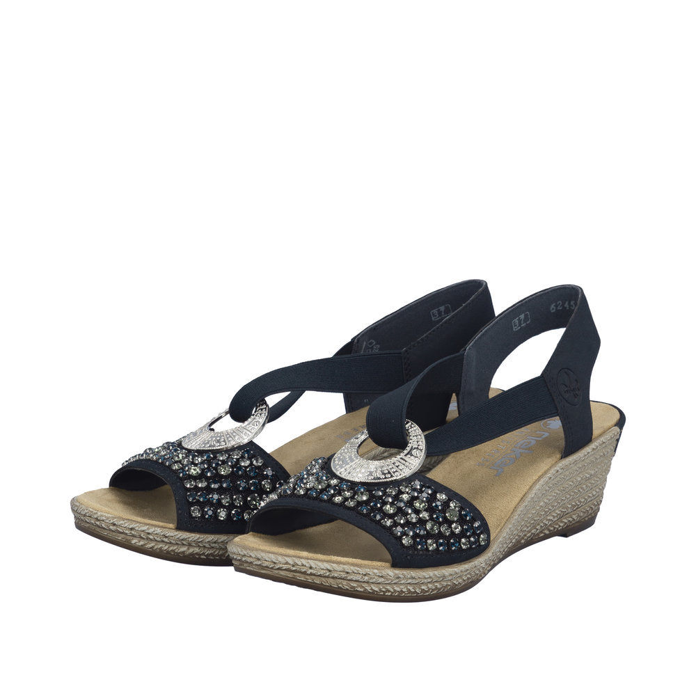 Rieker 62451-14 Pacific Blue Sandals