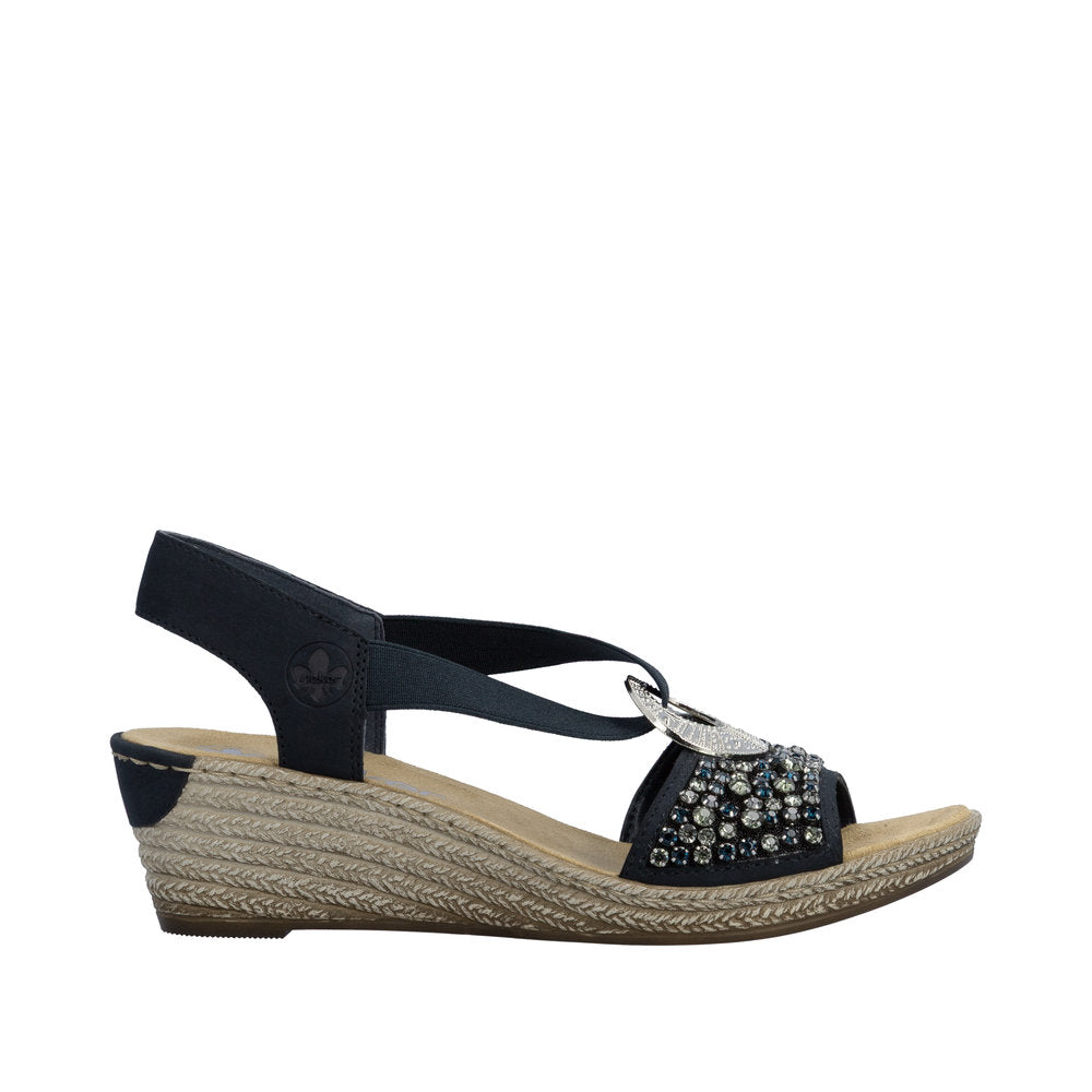 Rieker 62451-14 Pacific Blue Sandals