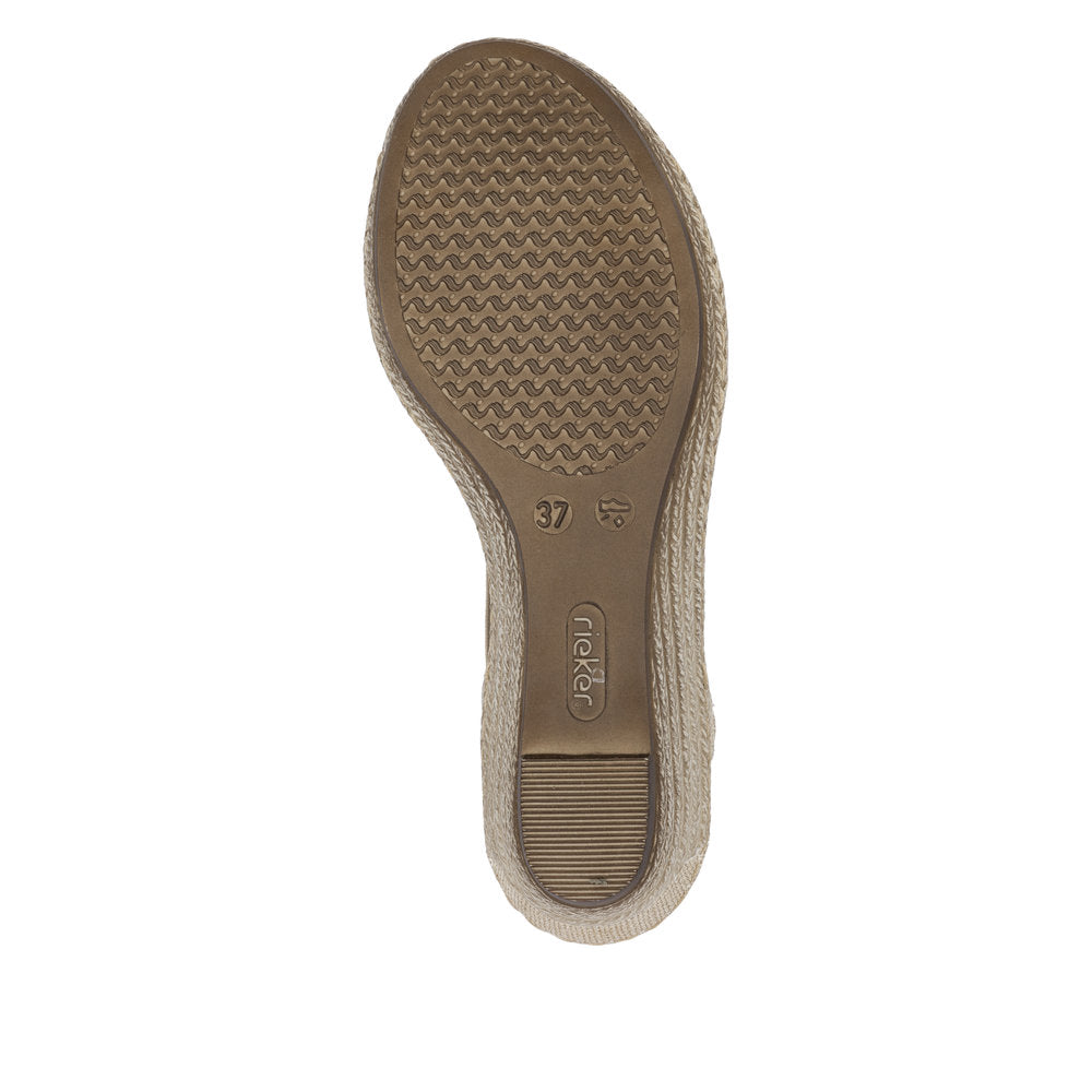 Rieker 624H6-93 Shell Sandals