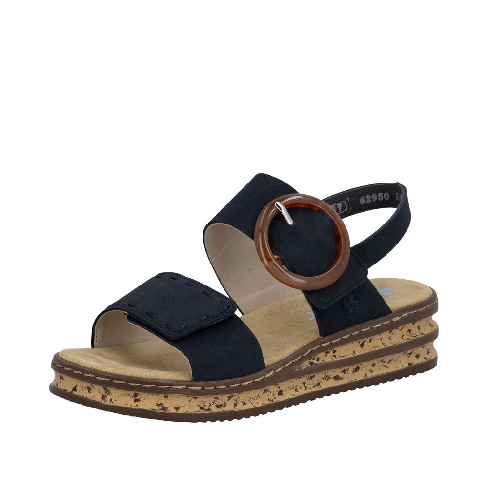 Rieker 62950-14 Pacific Blue Sandals