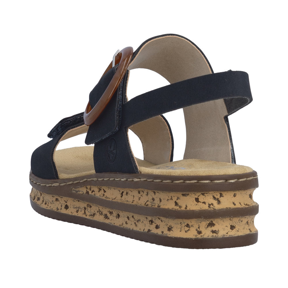 Rieker 62950-14 Pacific Blue Sandals
