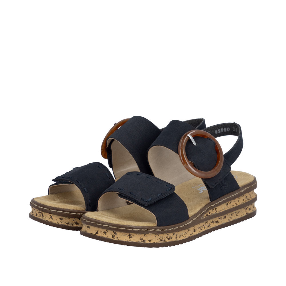Rieker 62950-14 Pacific Blue Sandals