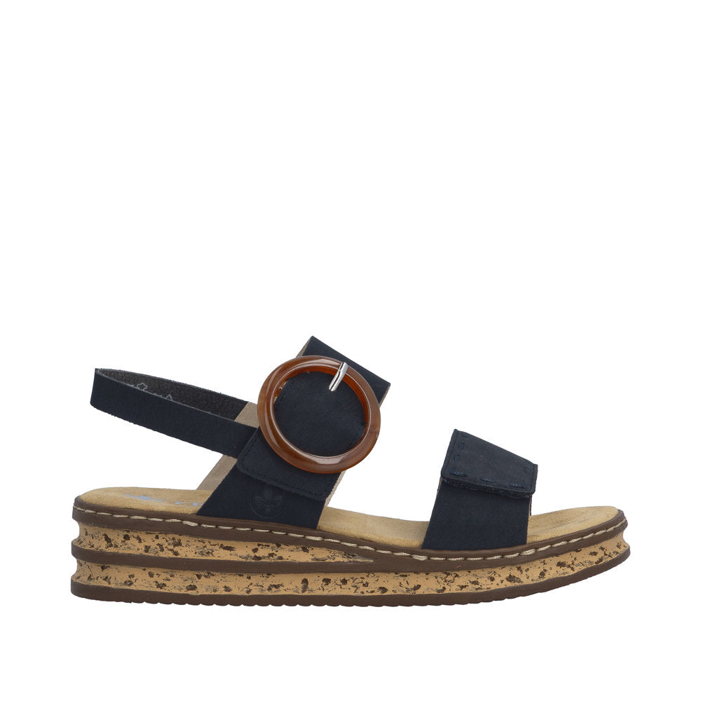Rieker 62950-14 Pacific Blue Sandals