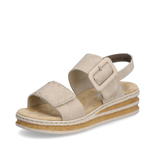 Rieker 62950-62 Nude Sandals