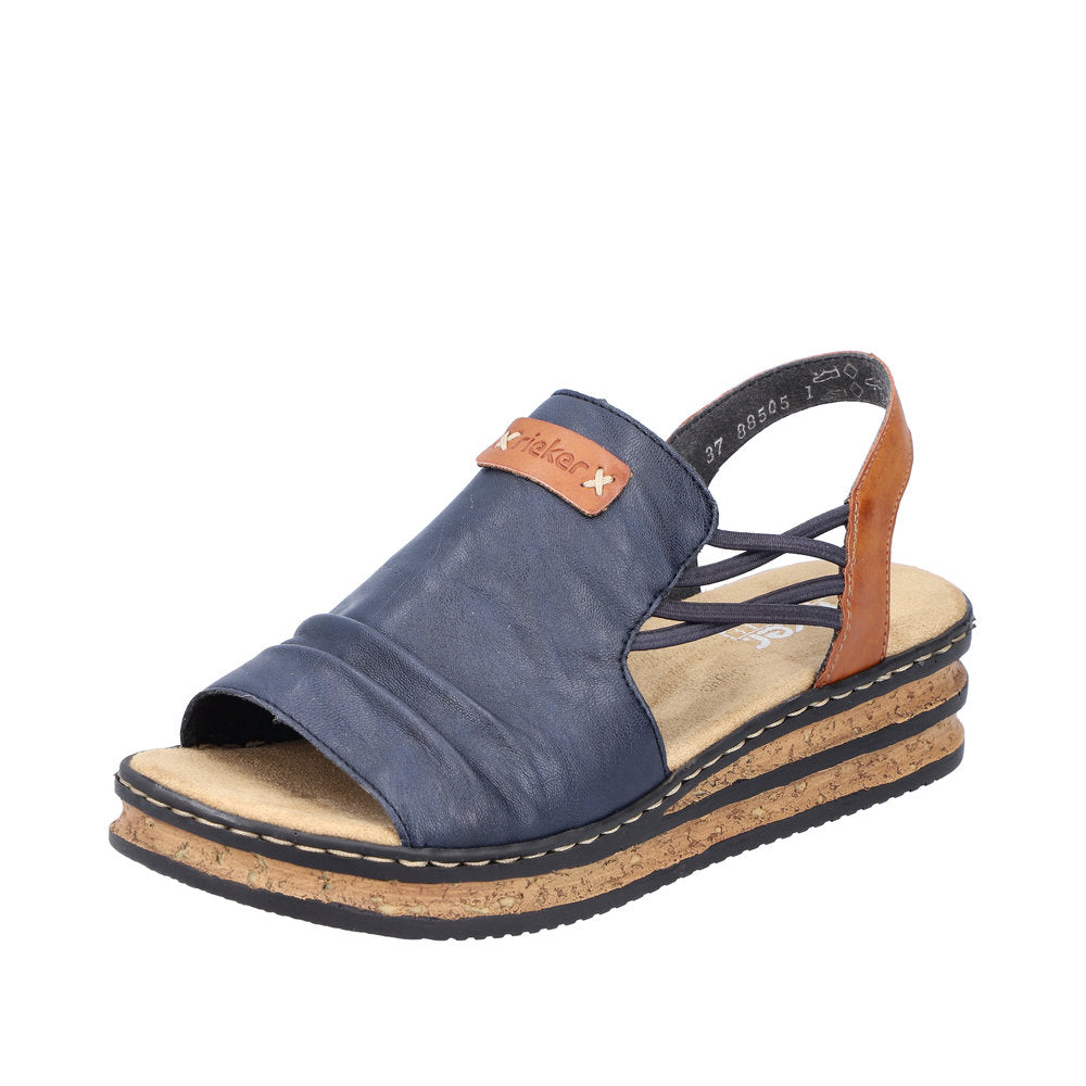 Rieker 62962-14 Pacific Blue Cayenne Sandals