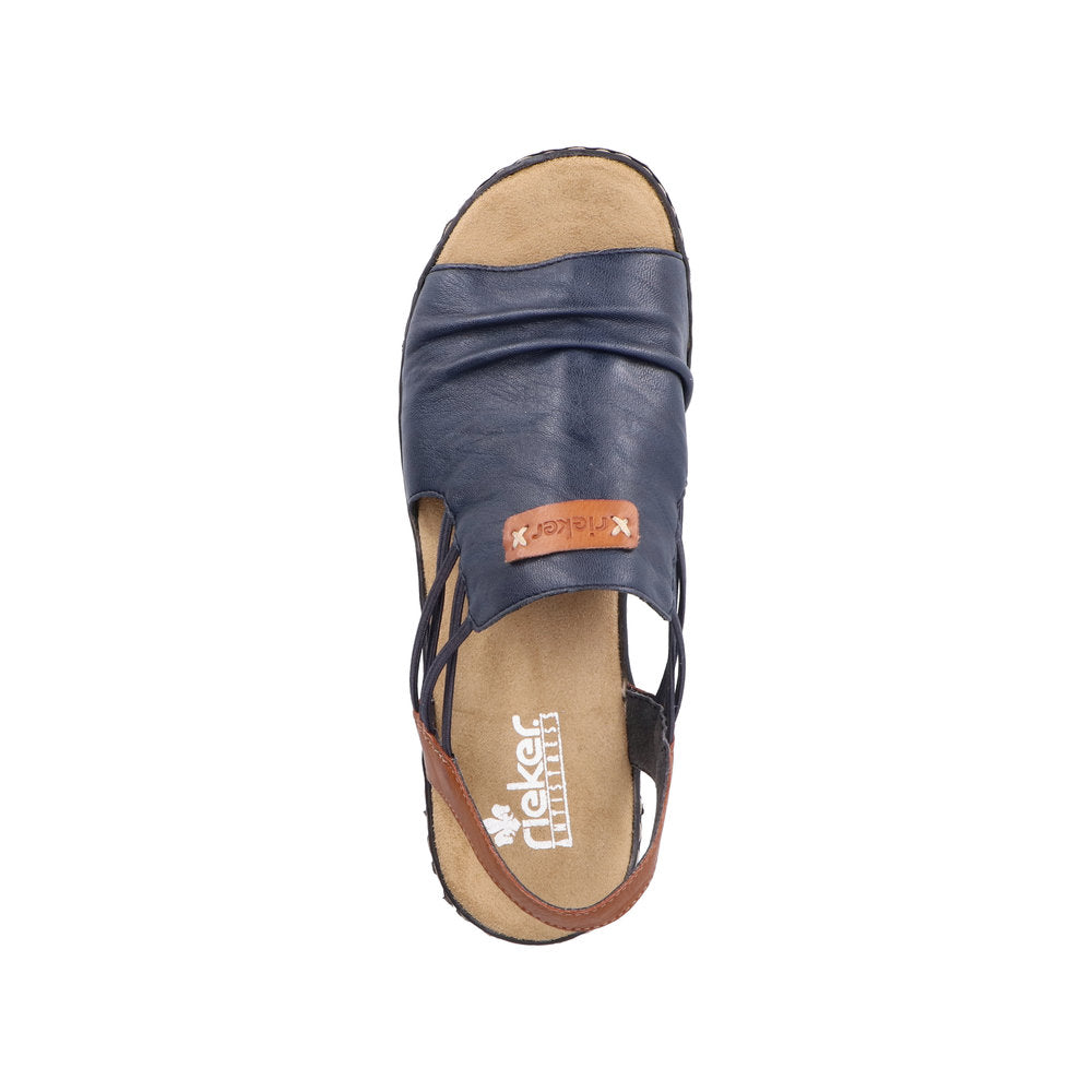 Rieker 62962-14 Pacific Blue Cayenne Sandals