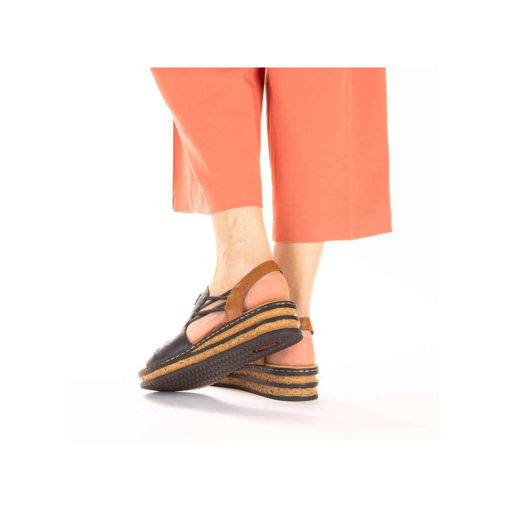 Rieker 62962-14 Pacific Blue Cayenne Sandals