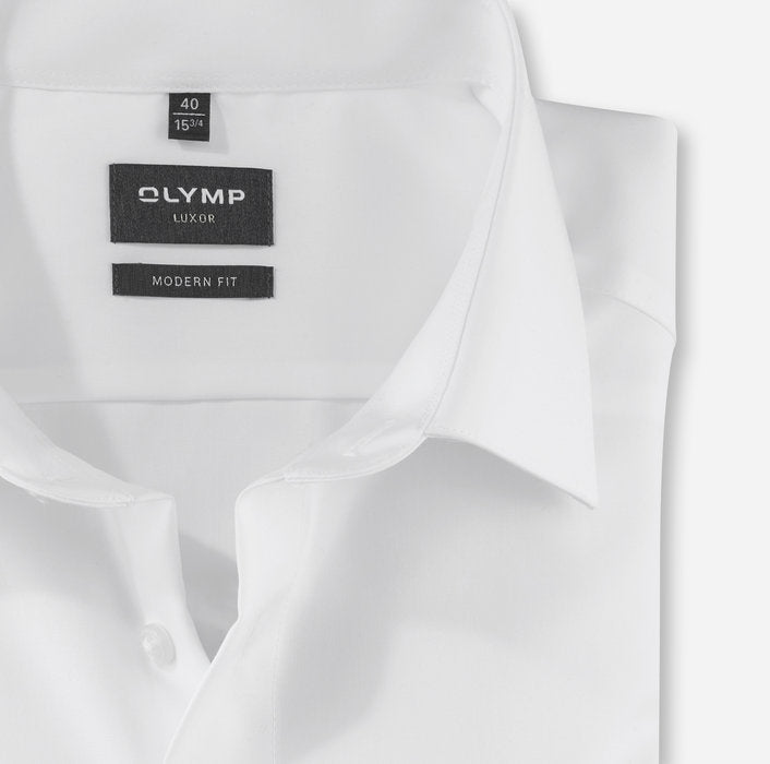 Olymp 300 64 Modern Fit Long Sleeve Shirt White