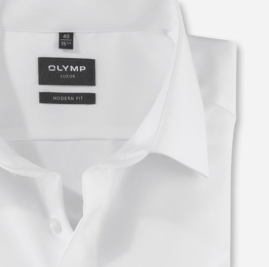 Olymp 300 64 Modern Fit Long Sleeve Shirt White