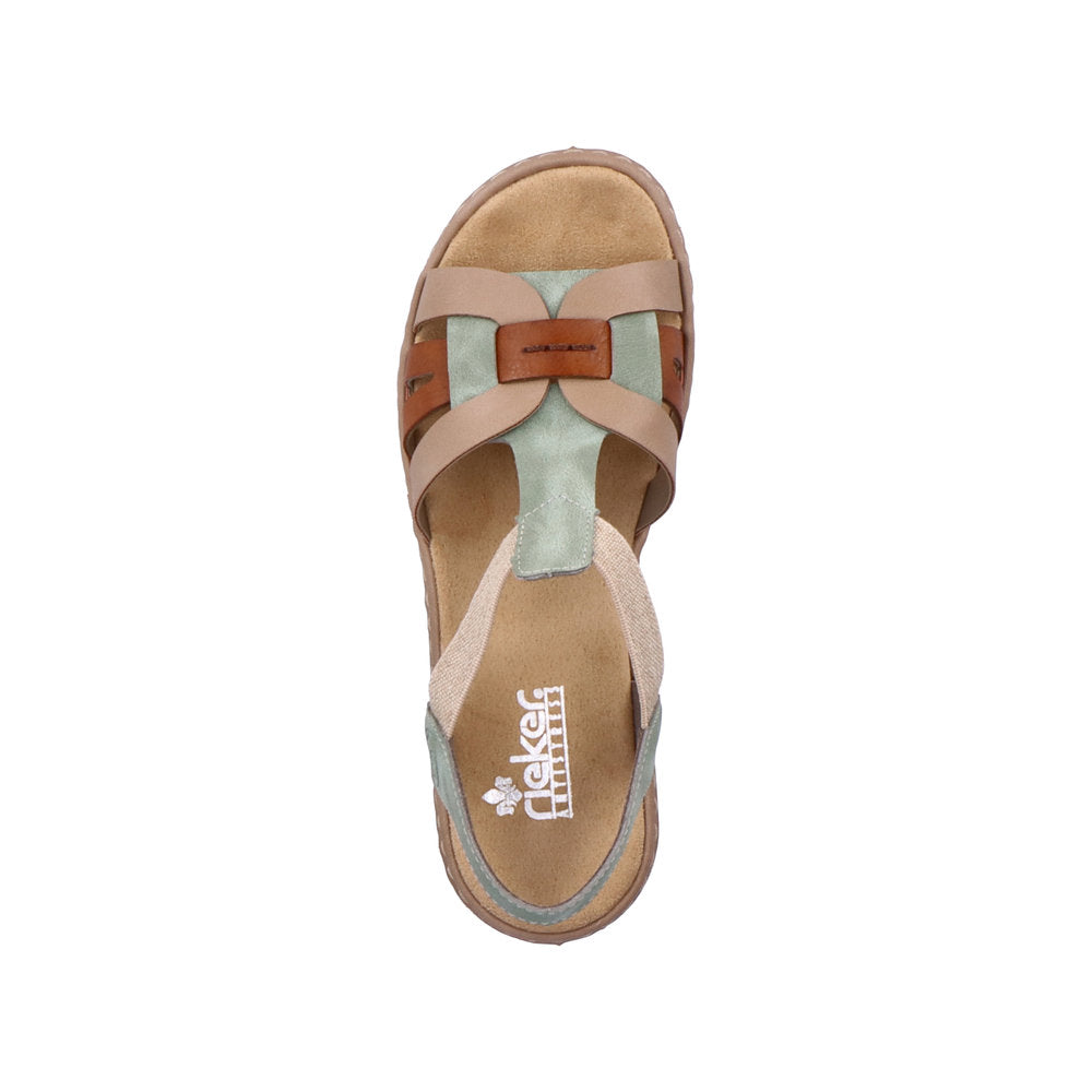 Rieker 65918-52 Mint Sandals