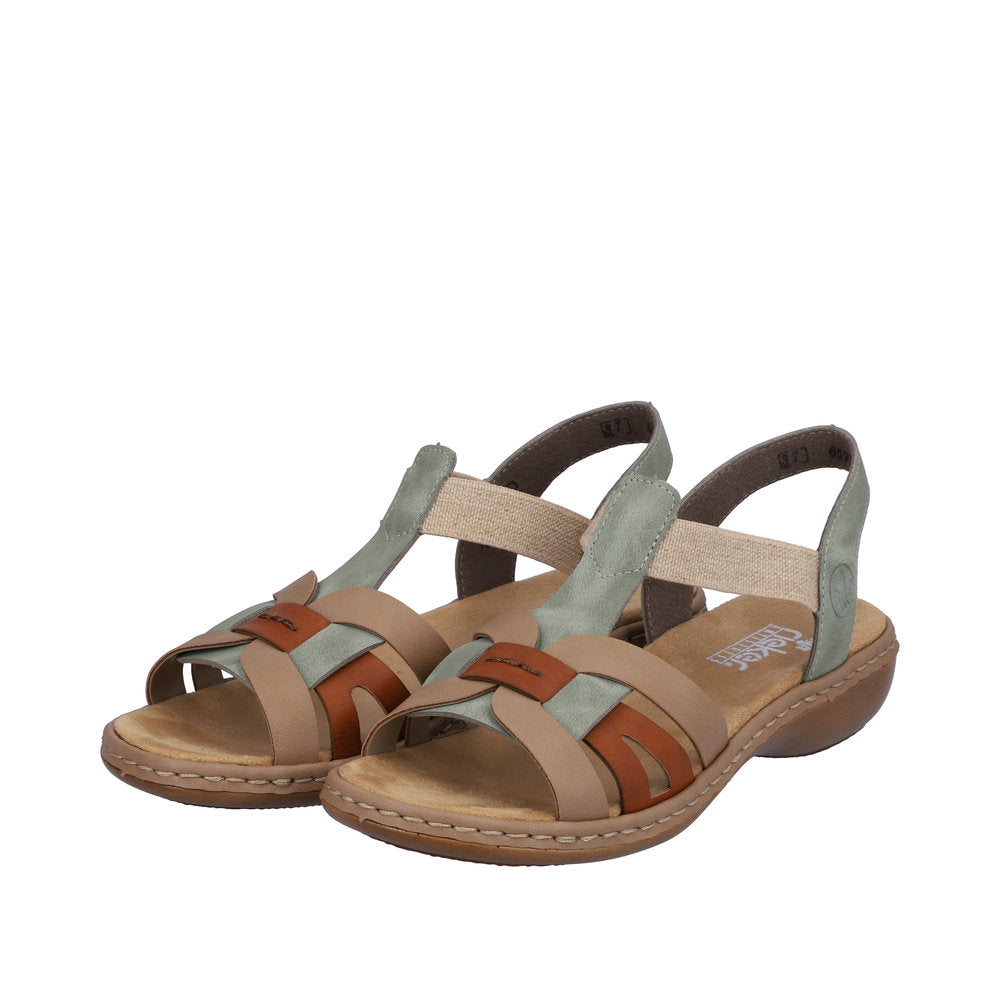 Rieker 65918-52 Mint Sandals