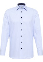 Eterna 8992 12 X14P Light Blue And White Stripe Modern Fit Shirt