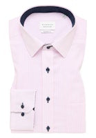 Eterna 8992 50 E15P Pink And White Stripe Comfort Fit Shirt
