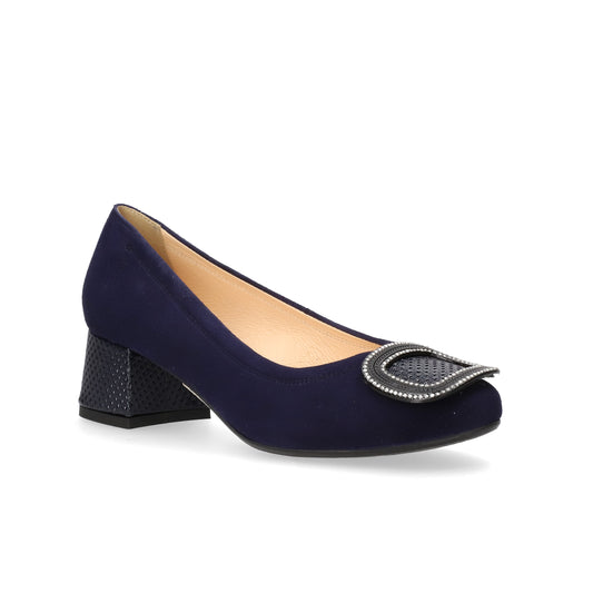 Bioeco By Arka 6641 1217+2293+2763 Navy Suede Dress Shoes
