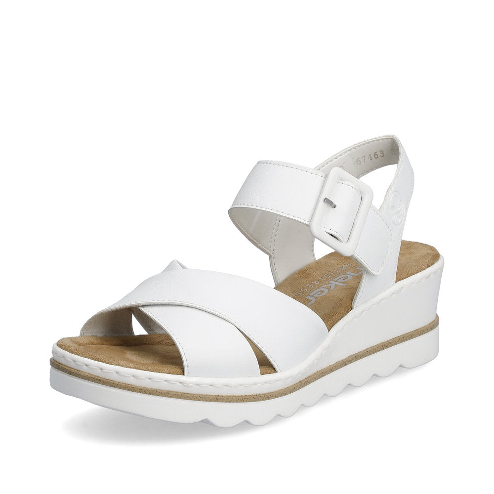 Rieker 67463-80 White Sandals