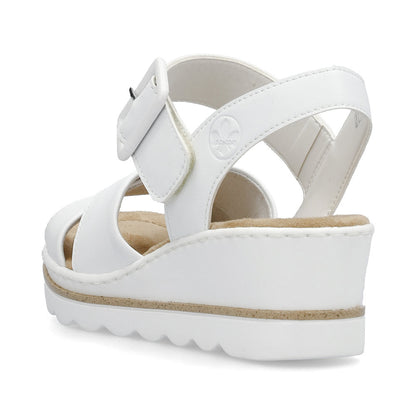 Rieker 67463-80 White Sandals