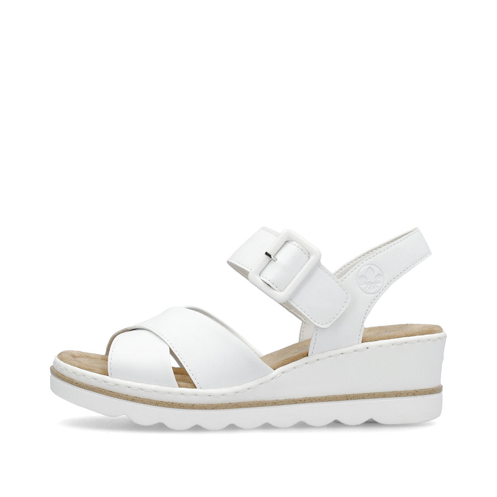 Rieker 67463-80 White Sandals