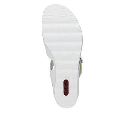 Rieker 67463-80 White Sandals