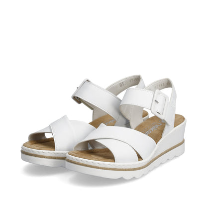 Rieker 67463-80 White Sandals