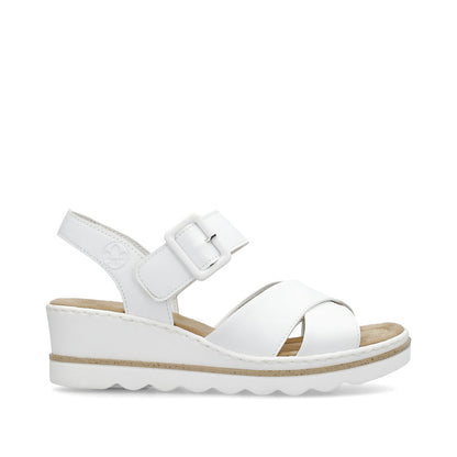 Rieker 67463-80 White Sandals