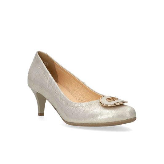 Bioeco By Arka 6862 1097+1315 Gold Shimmer Dress Shoes